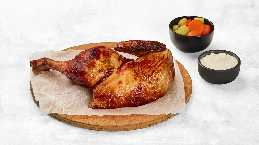 Half Rotisserie Plain